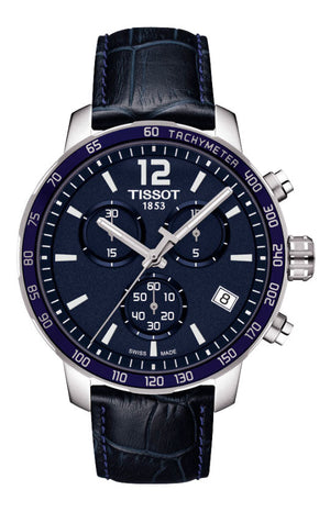 Tissot T Sport Quickster Chronograph Blue Dial Watch For Men - T095.417.16.047.00 Authentic Buy Shop Now