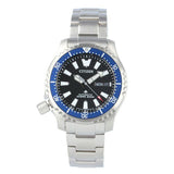 Citizen Promaster Fugu Limited Edition Diver's 200m Automatic Black Dial Silver Steel Strap Watch For Men - NY0098-84E Authentic Buy Shop Now