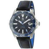 Tag Heuer Aquaracer Calibre 5 Automatic Black Dial Black Nylon Strap Watch for Men - WAY211B.FC6363 Authentic Buy Shop Now