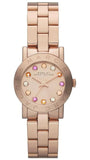 Marc Jacobs Amy Rose Gold Dial Rose Gold Steel Strap Watch for Women - MBM3219 Authentic Buy Shop Now