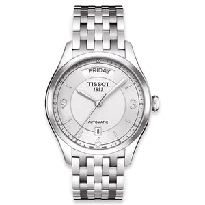 Tissot T Classic T One Automatic Silver Dial Silver Steel Strap Watch For Men - T038.430.11.037.00 Authentic Buy Shop Now
