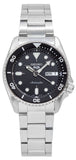 Seiko 5 Sports SKX Automatic Black Dial Silver Steel Strap Watch For Men - SRPK29K1 Authentic Buy Shop Now