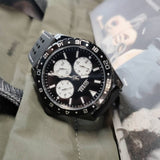 Guess Odyssey Quartz Black Dial Black Silicone Strap Watch For Men - W1108G3 Authentic Buy Shop Now