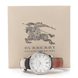 Burberry Utilitarian White Dial Multicolor Leather Strap Watch for Women - BU7824 Authentic Buy Shop Now
