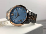 Versace Audrey Quartz Blue Dial Two Tone Steel Strap Watch for Women - VELR00619 Authentic Buy Shop Now