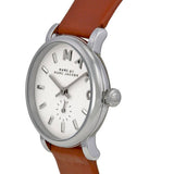 Marc Jacobs Baker White Dial Brown Leather Strap Watch for Women - MBM1270 Authentic Buy Shop Now