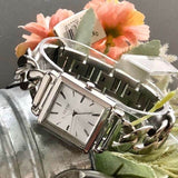 Guess Vanity Silver Dial Silver Steel Strap Watch for Women - W1029L1 Authentic Buy Shop Now