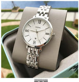 Fossil Jacqueline White Dial Silver Steel Strap Watch for Women - ES3631 Authentic Buy Shop Now