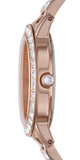 Fossil Jesse Crystal Rose Gold Dial Rose Gold Steel Strap Watch for Women - ES3020 Authentic Buy Shop Now