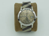 Burberry The City Nova Beige Dial Grey Leather Strap Watch for Women - BU9023 Authentic Buy Shop Now