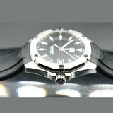 Tag Heuer Aquaracer Automatic Caliber 5 Black Dial Black Rubber Strap Watch for Men - WAY2110.FT8021 Authentic Buy Shop Now