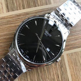 Tissot T Classic Tradition Black Dial Silver Steel Strap Watch For Men - T063.610.11.057.00 Authentic Buy Shop Now