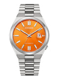 Citizen x Pantone Automatic Blazing Red Dial Silver Steel Strap Watch For Men - NJ0158-89W Authentic Buy Shop Now