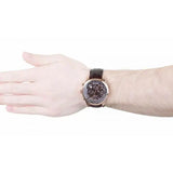 Guess Pursuit Chronograph Brown Dial Brown Leather Strap Watch for Men - W0500G3 Authentic Buy Shop Now