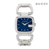 Gucci G Gucci Blue Dial Silver Steel Strap Watch For Women - YA125508 Authentic Buy Shop Now