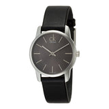 Calvin Klein City Black Dial Black Leather Strap Watch For Women - K2G23107 Authentic Buy Shop Now
