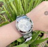 Marc Jacobs Blade White Dial SIlver Steel Strap Watch for Women - MBM3100 Authentic Buy Shop Now