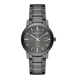 Burberry The City Grey Dial Gunmetal Steel Strap Watch for Men - BU9007 Authentic Buy Shop Now