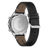 Hugo Boss Chronograph Black Dial Black Leather Strap Watch for Men - 1513864 Authentic Buy Shop Now