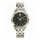 Versace Univers Analog Black Dial Silver Steel Strap Watch for Men - VEBK00418 Authentic Buy Shop Now