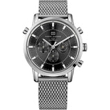 Tommy Hilfiger Harrison Quartz Grey Dial Silver Mesh Bracelet Watch for Men - 1790877 Authentic Buy Shop Now