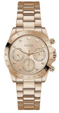 Guess Eclipse Rose Gold Dial Rose Gold Steel Strap Watch for Women - GW0314L3 Authentic Buy Shop Now