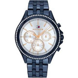 Tommy Hilfiger Ari Diamonds White Dial Blue Steel Strap Watch for Women - 1782003 Authentic Buy Shop Now
