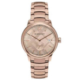 Burberry The Classic Rose Gold Dial Rose Gold Steel Strap Watch for Women - BU10116 Authentic Buy Shop Now