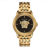 Versace Palazzo Empire Black Dial Gold Steel Strap Watch for Men - VERD00818 Authentic Buy Shop Now