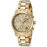 Michael Kors Runway Gold Dial Gold Steel Strap Watch for Women - MK5384 Authentic Buy Shop Now