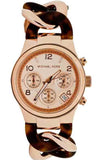 Michael Kors Runway Rose Gold Dial Two Tone Steel Strap Watch for Women - MK4269 Authentic Buy Shop Now