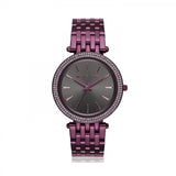Michael Kors Darci Black Dial Purple Steel Strap Watch for Women - MK3554 Authentic Buy Shop Now