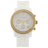 Michael Kors Runway White Dial White Steel Strap Watch for Women - MK5237 Authentic Buy Shop Now