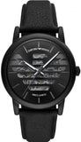 Emporio Armani Meccanico Quartz Black Dial Black Leather Strap Watch For Men - AR60032 Authentic Buy Shop Now