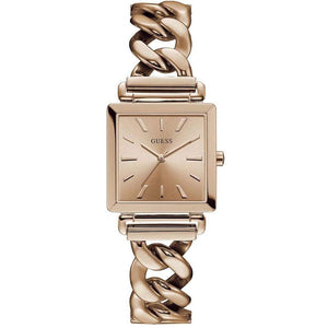 Guess Vanity Rose Gold Dial Rose Gold Steel Strap Watch for Women - W1029L3 Authentic Buy Shop Now