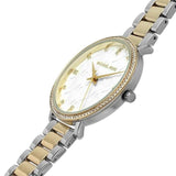Michael Kors Pyper Three Hand White Dial Two Tone Steel Strap Watch For Women - MK4595 Authentic Buy Shop Now