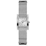 Guess Nouveau Diamonds Silver Dial Silver Mesh Bracelet Watch for Women - W0127L1 Authentic Buy Shop Now