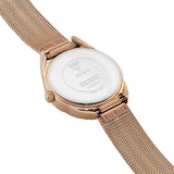 Guess Whisper Silver Dial Rose Gold Mesh Bracelet Watch for Women - W1084L3 Authentic Buy Shop Now