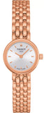 Tissot T Lady Lovely Silver Dial Rose Gold Steel Strap Watch For Women - T058.009.33.031.01 Authentic Buy Shop Now
