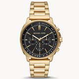 Michael Kors Sullivan Quartz Black Dial Gold Steel Strap Watch For Men - MK8969 Authentic Buy Shop Now