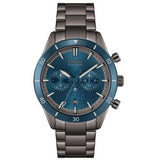 Hugo Boss Santiago Blue Dial Grey Steel Strap Watch for Men - 1513863 Authentic Buy Shop Now