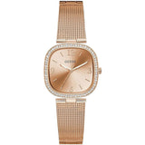Guess Tapestry Diamonds Rose Gold Dial Rose Gold Mesh Bracelet Watch for Women - GW0354L3 Authentic Buy Shop Now
