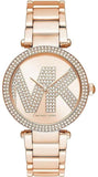 Michael Kors Parker Quartz Rose Gold Dial Rose Gold Steel Strap Watch For Women - MK6660 Authentic Buy Shop Now