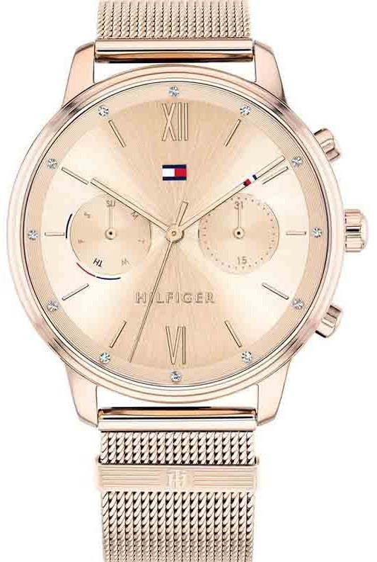 Tommy Hilfiger Blake Quartz Gold Dial Gold Mesh Bracelet Watch for Women - 1782303 Authentic Buy Shop Now