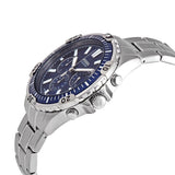Fossil Garrett Chronograph Blue Dial Silver Steel Strap Watch for Men - FS5623 Authentic Buy Shop Now