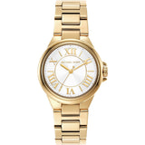 Michael Kors Camille Quartz White Dial Gold Steel Strap Watch For Women - MK7255 Authentic Buy Shop Now