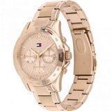 Tommy Hilfiger Haven Chronograph Rose Gold Dial Rose Gold Steel Strap Watch For Women - 1782197 Authentic Buy Shop Now