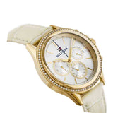 Tommy Hilfiger Ari Diamonds White Dial Cream Leather Strap Watch for Women - 1781982 Authentic Buy Shop Now