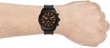 Fossil Bronson Chronograph Brown Dial Brown Leather Strap Watch for Men - FS5713 Authentic Buy Shop Now