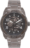 Fossil Bronson Automatic Skeleton Black Dial Grey Steel Strap Watch for Men - ME3255 Authentic Buy Shop Now